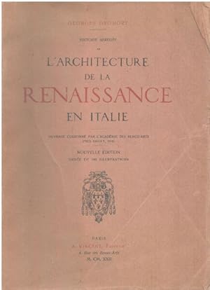 Histoire abrégée de l'architecture de la renaissance en italie /160 illustrations