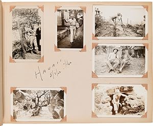 [PHOTOGRAPH ALBUM OF UNITED STATES ARMY SSGT. HARVEY D. BURGSTRESSER IN THE SOUTH PACIFIC DURING ...