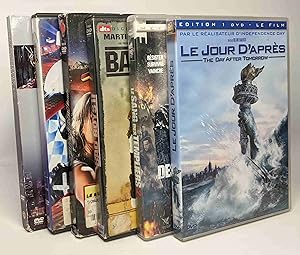 6 DVDs Blockbusters: Le Jour d'après + Bad Boys II + Le sang des templiers 2 + Starship Troopers ...