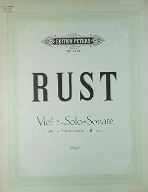 Zweite Sonate fur Violine solo (Violin)