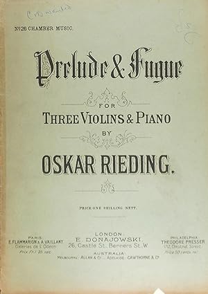Prelude and Fugue for Three Violins and Piano