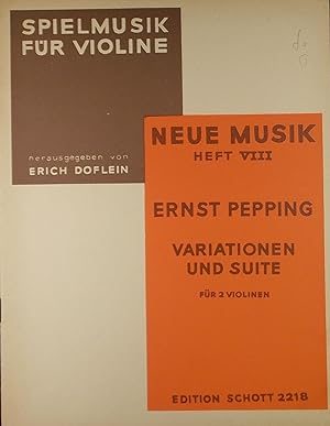 Variationen und Suite, fur 2 Violinen (2 Violins)