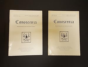 AA. VV. Rivista Conoscenza. Accademia di Studi Gnostici. 1989. n. 1-2