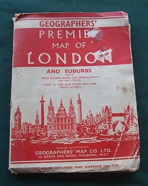 Geographers' premier map of London and Suburbs. Published under the directorship of Alexander Gro...