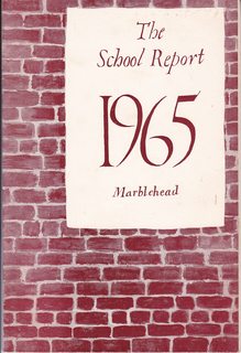 The School Report 1965, Marblehead Massachusetts