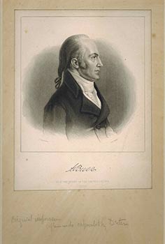 Portrait of Aaron Burr. Vice President of the United States. 1802. First edition of the engraving.