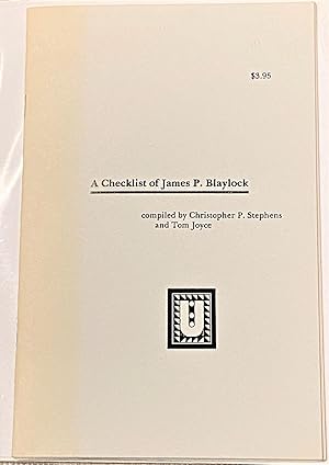 A Checklist of James P. Blaylock
