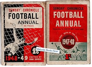 Sunday Chronicle Football Annual 1947-48 & 1948-49 inc some Athletic News (2 volumes)