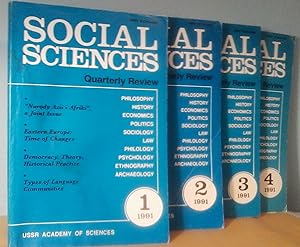 Social Sciences Quarterly Review, Vol. XXII