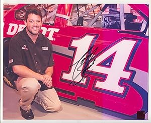 Tony Stewart #20 Monte Carlo NASCAR Autographed Photo 8 x 10-certificate of authenticity-NM