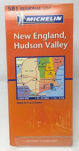 New England, Hudson Valley (Michelin Regional Maps)