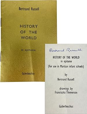 History of the World in Epitome (for use in Martian infant schools) [Signed by Russell]
