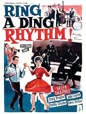 Ring A Ding Rhythm Chuck Berry Rock'n'Roll Film Poster Postcard