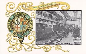 Open Air Route on North London Railway Bow Works Postcard