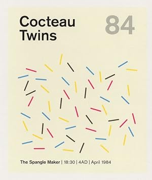 Cocteau Twins The Spangle Maker 4AD 1984 LP Postcard