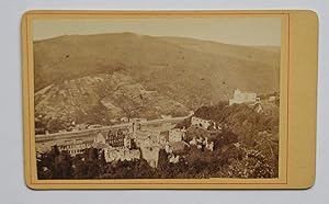 Carte De Visite Photograph. A View of Heidelberg (Germany).