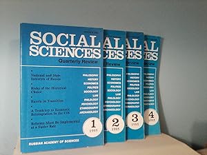 Social Sciences Quarterly Review, Vol. XXVI