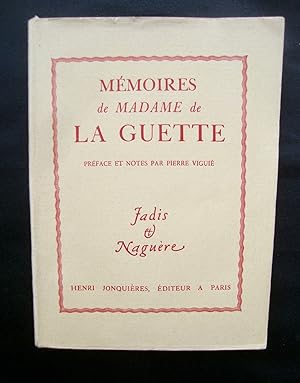 Mémoires de Madame de La Guette -