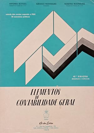 ELEMENTOS DE CONTABILIDADE GERAL.