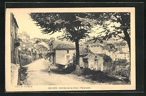Carte postale Belvès, Entrée de la Ville - Pelevade