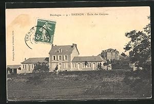 Carte postale Thenon, École des Garcons