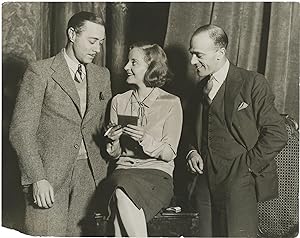 Original photograph of Tallulah Bankhead rehearsing a vaudeville sketch, 1929