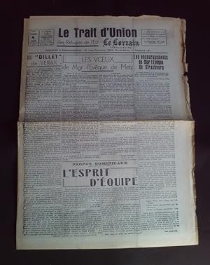 Le trait d'union des réfugiés de l'Est - Le lorrain - N°3 8 Mars 1941