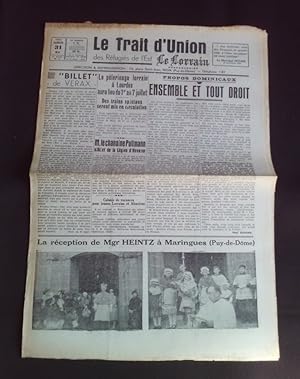 Le trait d'union des réfugiés de l'Est - Le lorrain - N°15 31 Mai 1941