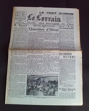 Le trait d'union des réfugiés de l'Est - Le lorrain - N°29 6 Septembre 1941