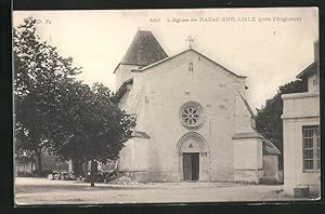 Carte postale Razac-sur-Lisle, L`Eglise, vue de l'Église