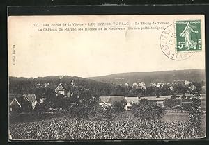 Carte postale Les Eyzies-Tursac, vue du lieu