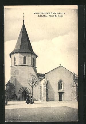Carte postale Champniers, L`Eglise, vue de face