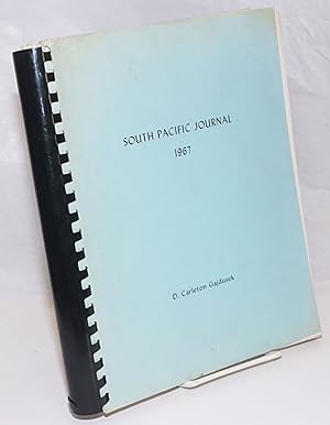 South Pacific Journal 1967 [cover title] / South Pacific Expedition To the New Hebrides and to th...
