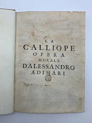 La Calliope o vero 50 sonetti morali con altrettanti documenti fondati sopra sentenze della Scrit...