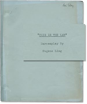 Within These Walls [This is the Law] (Original screenplay for the 1945 film, producer Ben Silvey'...