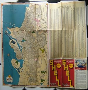 Shell Street Guide and Metropolitan Map of San Francisco and Bay Cities