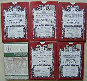 Six Ordnance Survey First Edition Facsimiles : Oxford, Bridgwater & The Quantocks, Basingstoke & ...