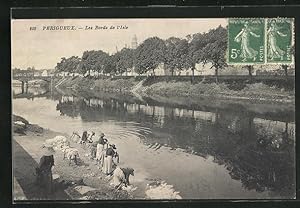 Carte postale Périgueux, Les Bords de l`Isle