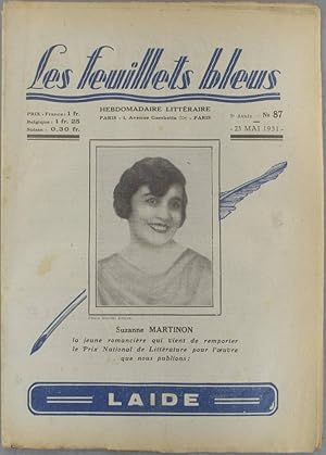 Laide, par Suzanne Martinon. Suivi de : La lettre anonyme, par Edmond Sée. 23 mai 1931.