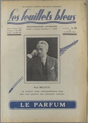 Le parfum, par Paul Mélotte. (Complet). Suivi de : Les Oberlé, par René Bazin (suite). 6 juin 1931.