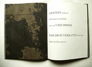 Zwiegespräch (aus' Über die dunkle Fläche') - Künstlerbuch