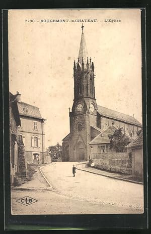 Carte postale Rougemont-le-Chateau, L`Eglise