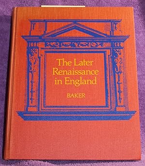 The Later Renaissance in England: Nondramatic verse and prose, 1600-1660
