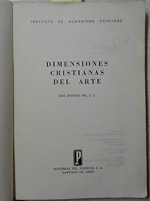 Dimensiones cristianas del arte. Presentación Mario Zañartu S.J.