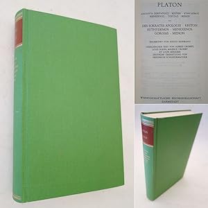 Platon. Werke in acht Bänden Griechisch und Deutsch. Zweiter Band: Des Sokrates Apologie / Kriton...