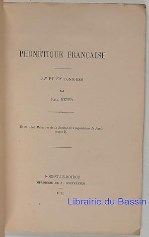 Phonétique française An et en toniques