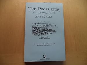 The Proprietor ( An Uncorrected Proof Copy)
