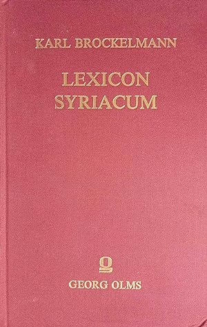 Lexicon Syriacum. Karl Brockelmann