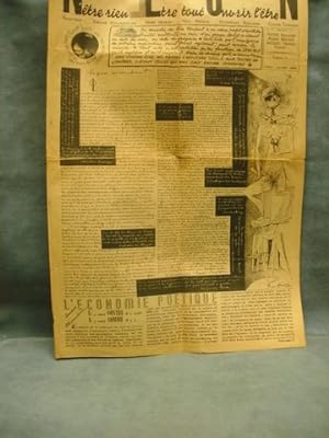 NEON, ( N'être rien, Etre tout, Ouvrir l'être N) janvier 1948, numéro 1