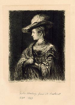 A Collection of Etchings after Rembrandt from the Gazette des Beaux-Arts. First editions.